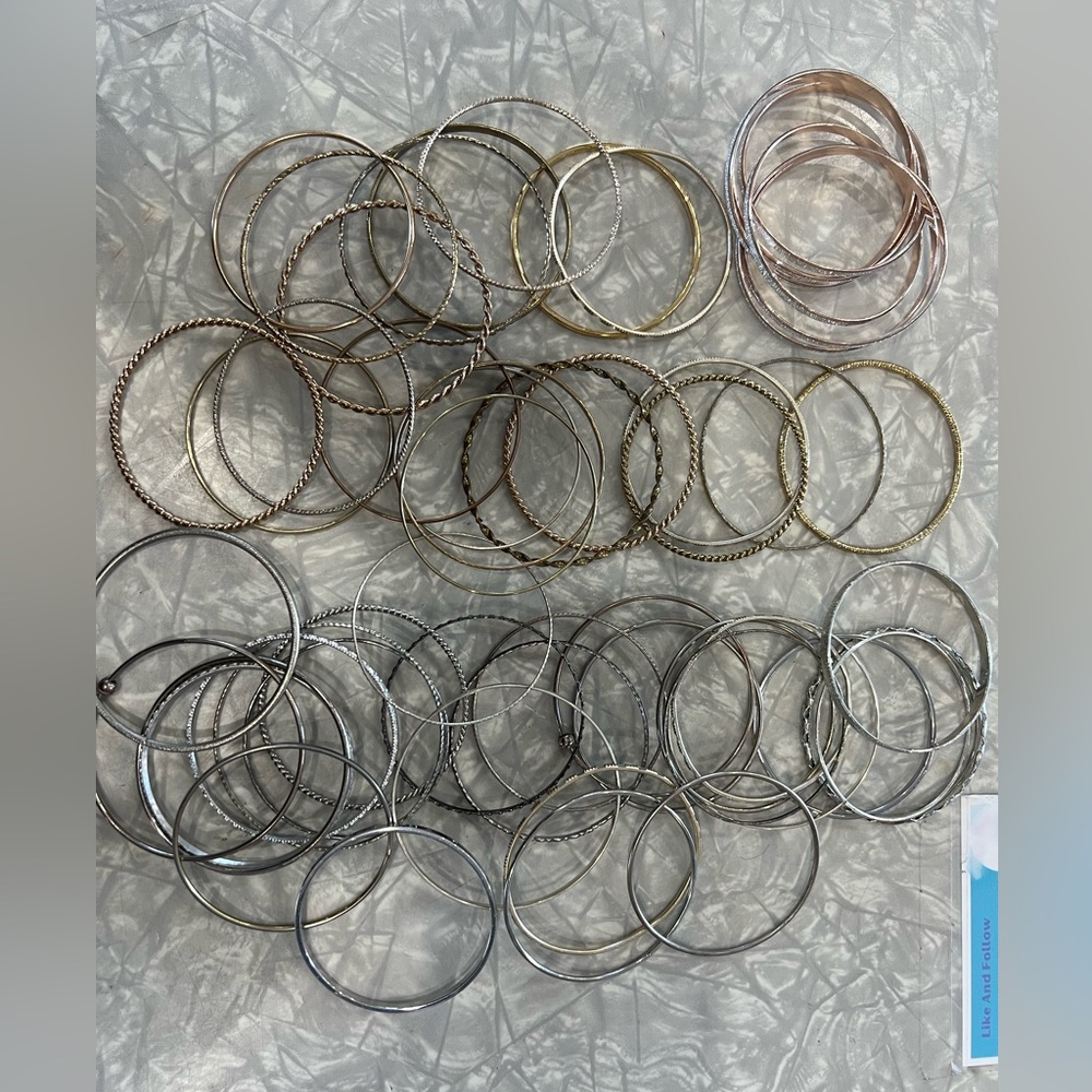 Over 2 LBS of Bangle Bracelet- Lot/ Resell